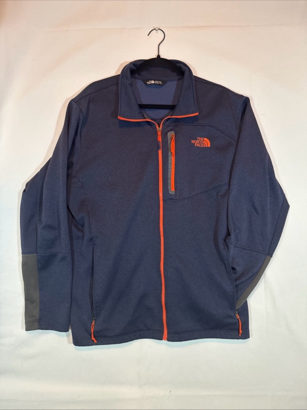 The North Face Full Zip Jacket - Mens XL - Blue Orange Pockets Gorpcore Athletic